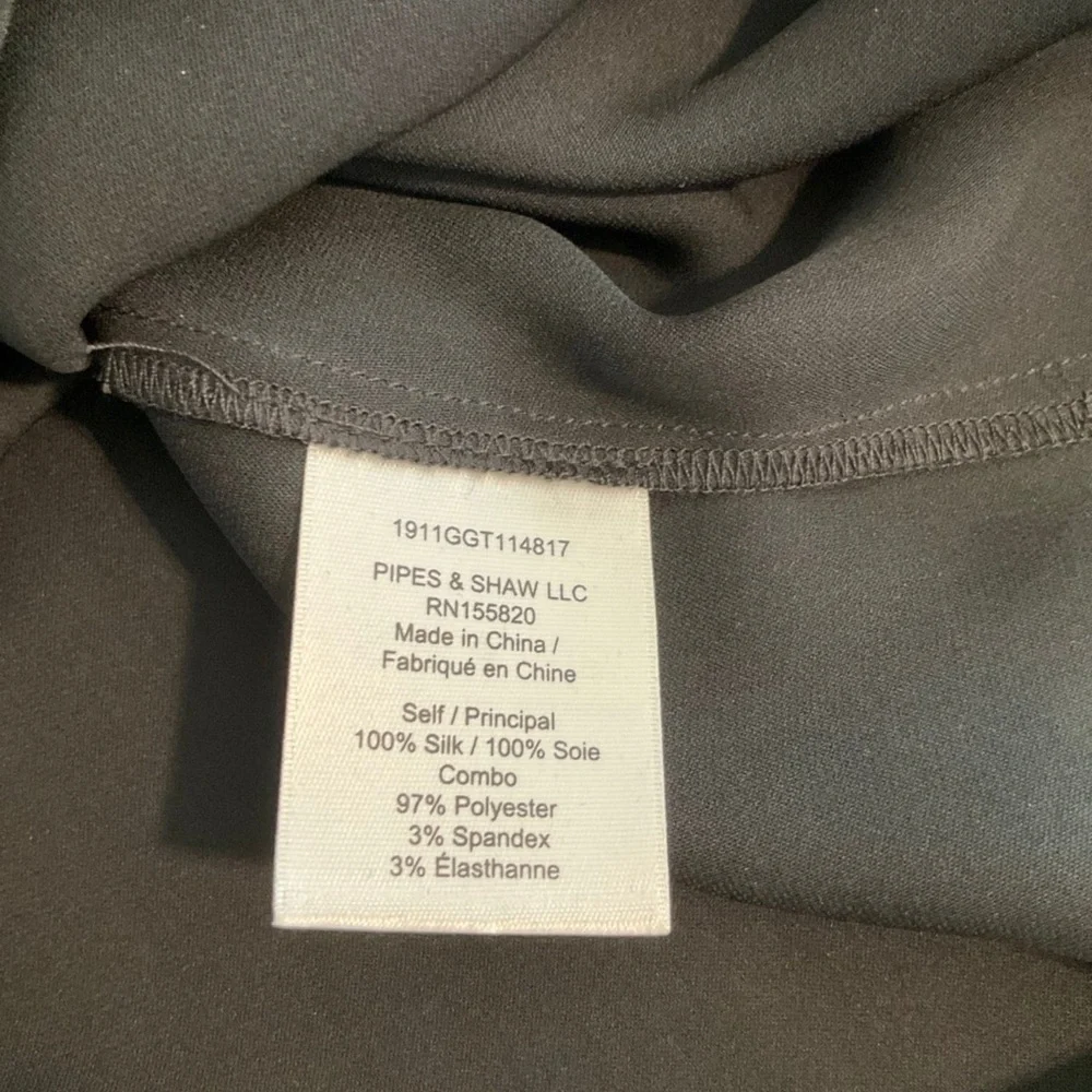 Veronica Beard Janvi black mock turtleneck blouse, 2 - Picture 9 of 10